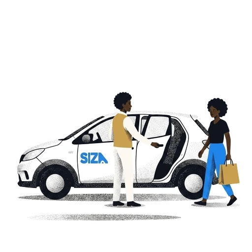 Siza Rides illustration
